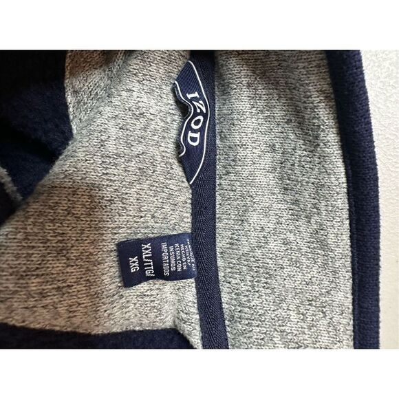 IZOD Women's Blue Quarter Zip Long Sleeve Sweatshirt Size XXL - Picture 4 of 8